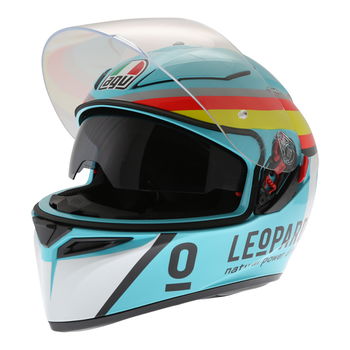 AGV K3 SV Mir 2017 Full Face Motorcycle Helmet Open With Sun Visor                                                                                                                                                                                             