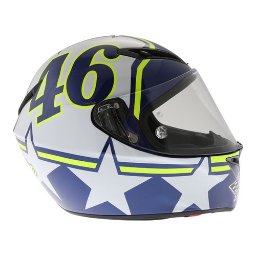 AGV Veloce S Ranch Full Face Motorcycle Helmet Right Side                                                                                                                                                                                                      