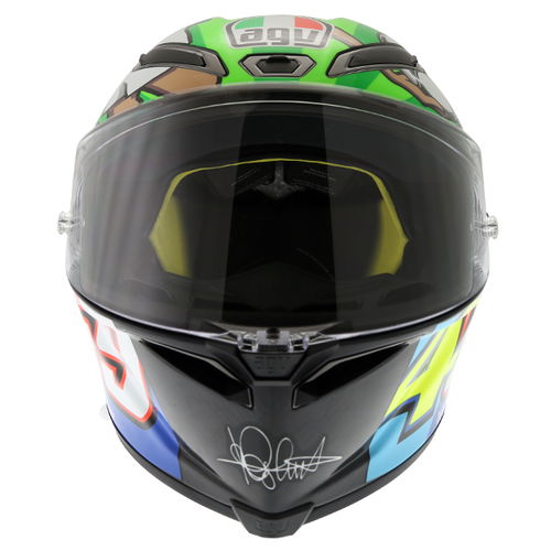 AGV Pista GP-R Rossi Mugello 2017 Ltd Full Face Motorcycle Helmet Front                                                                                                                                                                                        