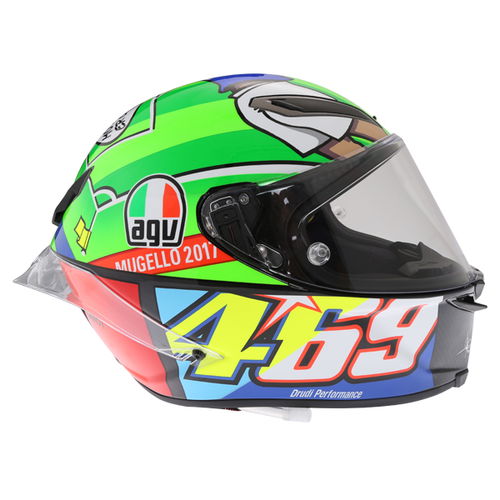 AGV Pista GP-R Rossi Mugello 2017 Ltd Full Face Motorcycle Helmet Right Side                                                                                                                                                                                   