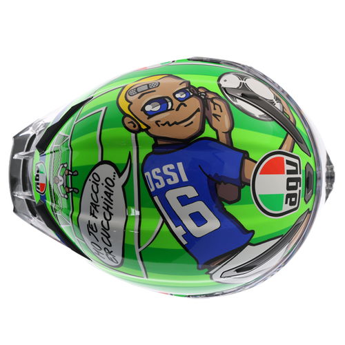 AGV Pista GP-R Rossi Mugello 2017 Ltd Full Face Motorcycle Helmet Top                                                                                                                                                                                          