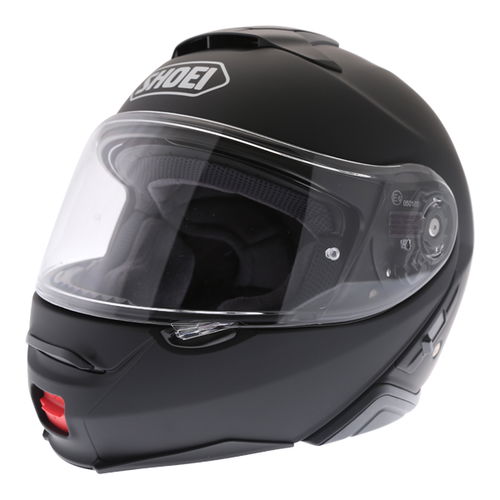 Shoei Neotec 2 Matt Black Flip Front Motorcycle Helmet Front left                                                                                                                                                                                              