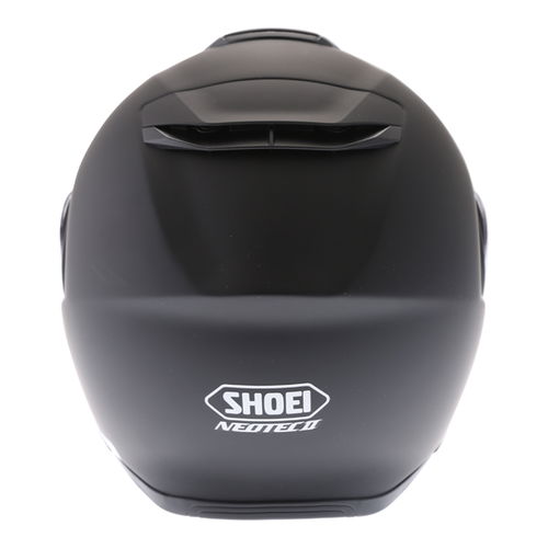 Shoei Neotec 2 Matt Black Flip Front Motorcycle Helmet Back                                                                                                                                                                                                    