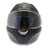 Shark Evo-one 2 Matt Black Flip Front Motorcycle Helmet Front                                                                                                                                                                                                  