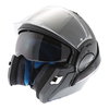 Shark Evo-one 2 Matt Black Flip Front Motorcycle Helmet Flip Open Sun Visor Down                                                                                                                                                                               