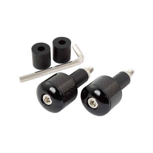 Bike It Carbon Inset Black Bar Ends Kit                                                                                                                                                                                                                        