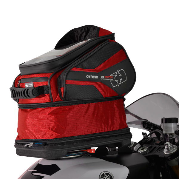 Oxford Products Q30R QR Tank Bag - Red Q30R QR Tank Bag - Red