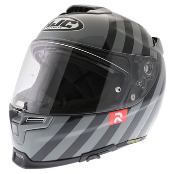HJC RPHA 70 Forvic Black Full Face Motorcycle Helmet Front Left                                                                                                                                                                                                