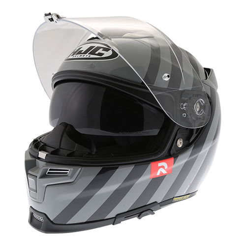 HJC RPHA 70 Forvic Black Full Face Motorcycle Helmet Open With Sun Visor                                                                                                                                                                                       
