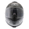 HJC IS-17 Loktar Black Full Face Motorcycle Helmet Front                                                                                                                                                                                                       