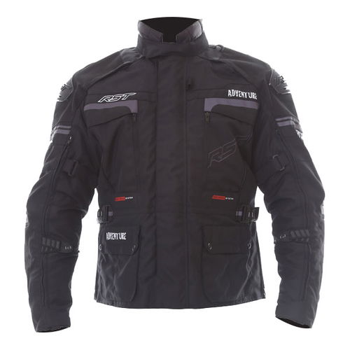 RST Adventure 2850 III CE Mens Black Textile Motorcycle Jacket Front                                                                                                                                                                                           
