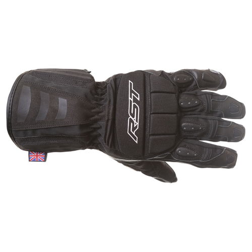 RST Storm M 2717 CE Waterproof Black Gloves Back                                                                                                                                                                                                               