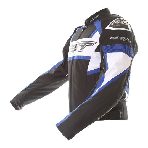 RST Tractech Evo R 2048 CE Mens Black Blue Textile Motorcycle Jacket Side                                                                                                                                                                                      