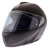 AGV Sports Modular Refractive Helm Carbon Silver Flip Front Motorcycle Helmet Front Left                                                                                                                                                                       