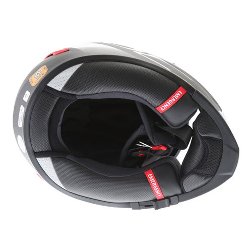 HJC RPHA 70 Vias Red Full Face Motorcycle Helmet Inside                                                                                                                                                                                                        