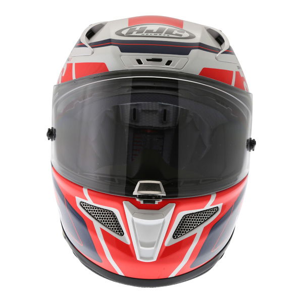 HJC RPHA 11 Chakri Red White Blue Full Face Motorcycle Helmet Front                                                                                                                                                                                            