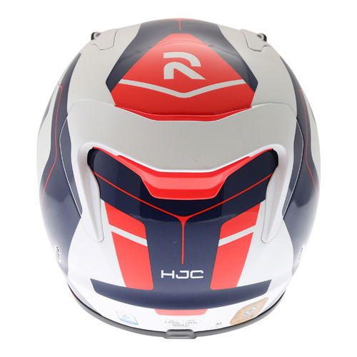 HJC RPHA 11 Chakri Red White Blue Full Face Motorcycle Helmet Back                                                                                                                                                                                             