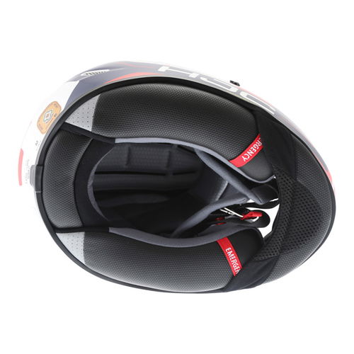 HJC RPHA 11 Chakri Red White Blue Full Face Motorcycle Helmet Inside                                                                                                                                                                                           