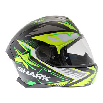 Shark Skwal 2 Draghal KGY Full Face Motorcycle Helmet Right Side                                                                                                                                                                                               