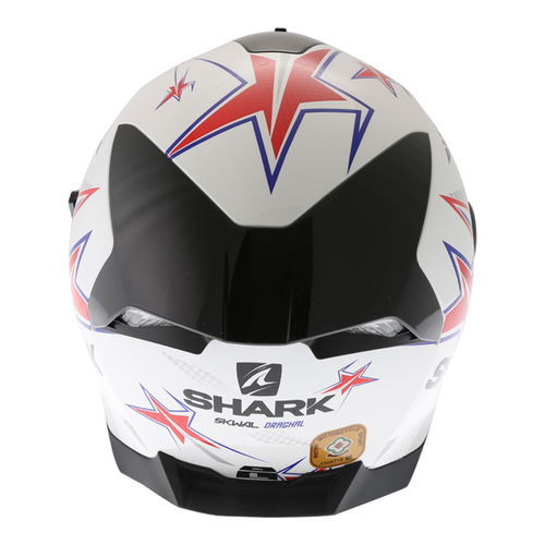 Shark Skwal 2 Draghal WBR Full Face Motorcycle Helmet Back                                                                                                                                                                                                     