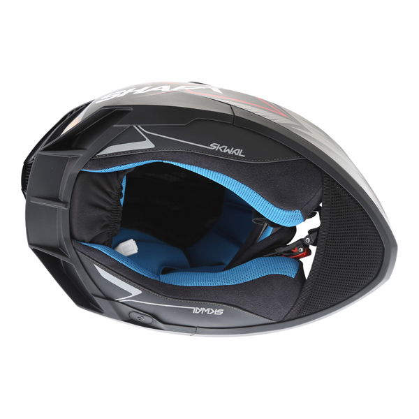 Shark Skwal 2 Draghal KAR Full Face Motorcycle Helmet Inside                                                                                                                                                                                                   