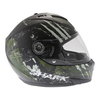 Shark Ridill Threezy Black Green Full Face Motorcycle Helmet Right Side                                                                                                                                                                                        