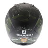 Shark Ridill Threezy Black Green Full Face Motorcycle Helmet Back                                                                                                                                                                                              