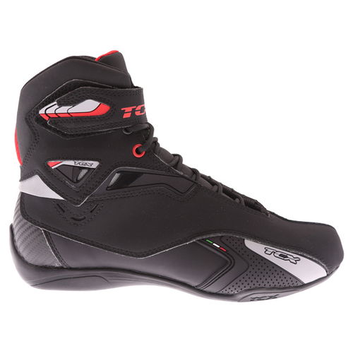 TCX Rush Black Waterproof Motorcycle Boots Outside leg                                                                                                                                                                                                         