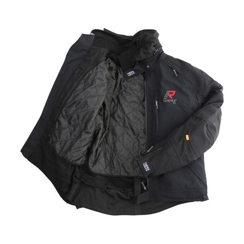 Rukka Arma-T Mens Black GoreTex Waterproof Textile Motorcycle Jacket Inside                                                                                                                                                                                    