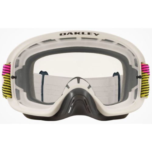 Oakley O Frame 2 Pro MX Goggle Rut City Pink Green Clear Lens City Pink Green Clear Lens