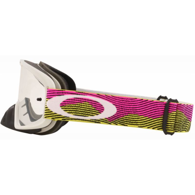 Oakley O Frame 2 Pro MX Goggle Rut City Pink Green Clear Lens City Pink Green Clear Lens