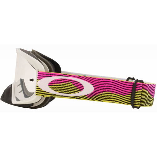 Oakley O Frame 2 Pro MX Goggle Rut City Pink Green Clear Lens City Pink Green Clear Lens