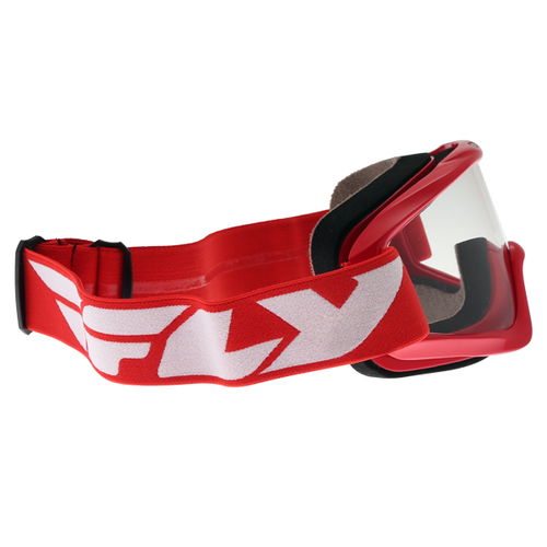 Fly Racing Focus Red Goggles Right Side                                                                                                                                                                                                                        