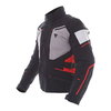 Dainese Carve Master 2 Mens Black Grey Frost Red GoreTex Waterproof Textile Motorcycle Jacket Side                                                                                                                                                             