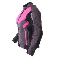 Gem Ladies Jacket Dark Grey Pink Black