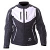 Frank Thomas Gem Ladies Jacket Black White Silver Size: Ladies UK - XS
