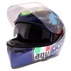 AGV K3 SV Rossi Misano 2015 Replica Full Face Motorcycle Helmet Open With Sun Visor                                                                                                                                                                            