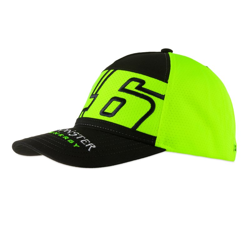 VR46 Adju Cap Dual U Yellow Black Yellow Black