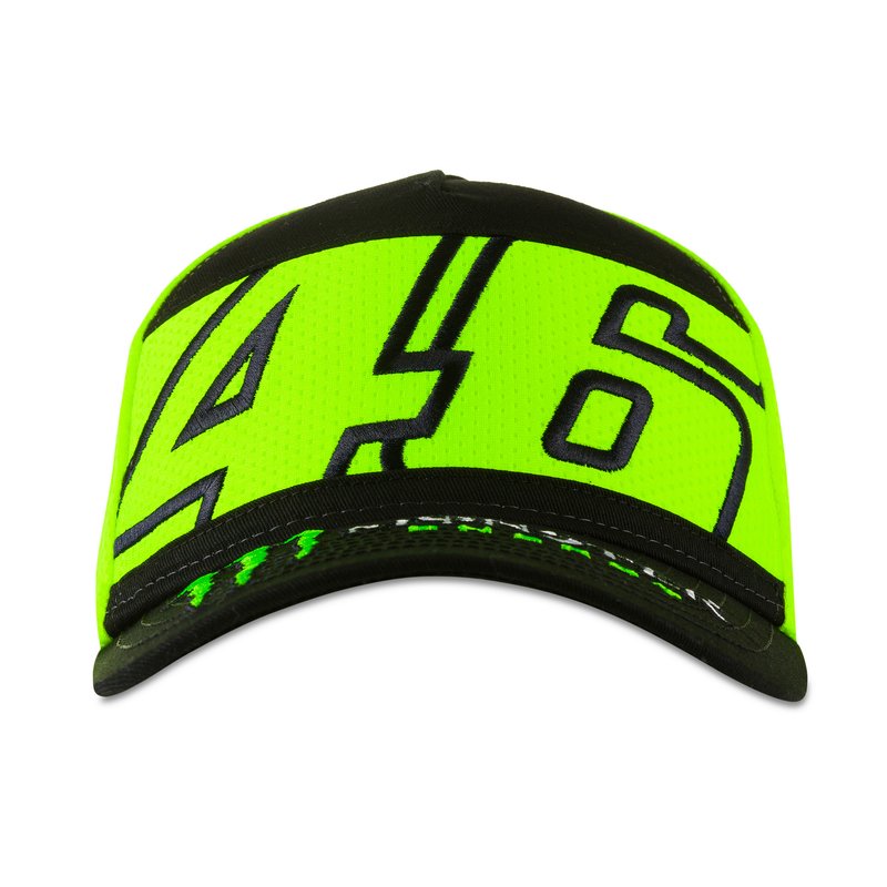 VR46 Adju Cap Dual U Yellow Black Yellow Black