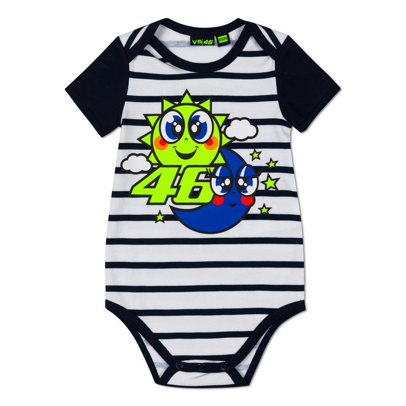 VR46 Baby Body Vest Sun & Moon Size: 6M