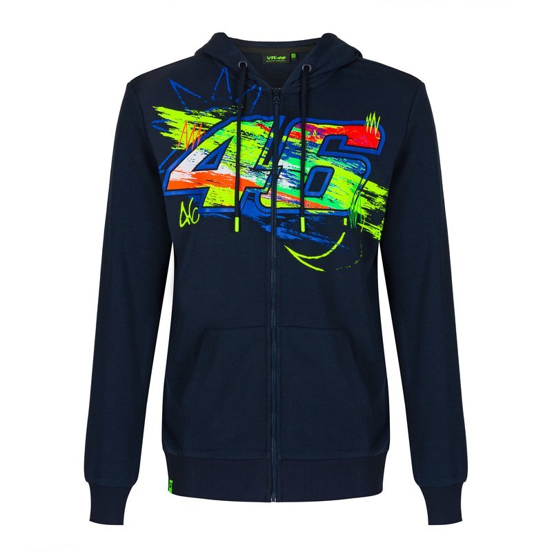 VR46 Full Zip Hoodie Winter Test Size: XS