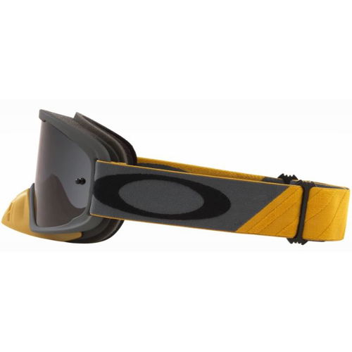 Oakley O Frame 2 Pro MX Goggle Tuff Blocks Gun Gold Dark Grey Lens Blocks Gun Gold Dark Grey Lens