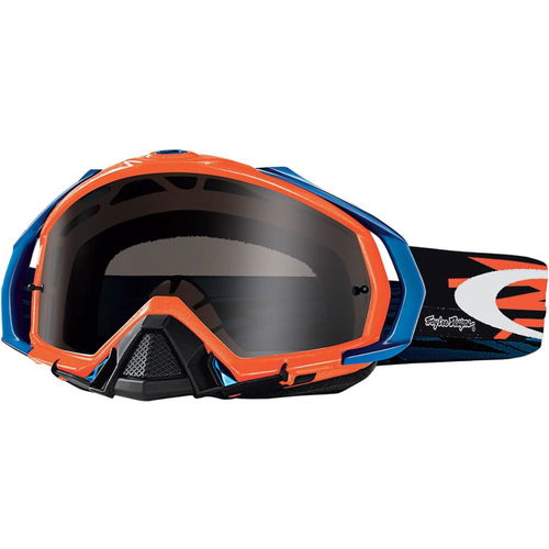 Oakley Mayhem Pro MX Goggles - TLD Zap Orange/Dark Grey Lens