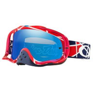 Crowbar TLD MX Goggles Metric Red White Black Iridium Lens