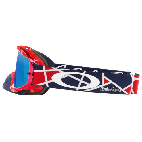 Oakley Crowbar TLD MX Goggle Metric Red White Black Iridium Lens Red White Black Iridium Lens