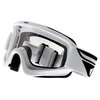 Fly Racing Focus White Goggles Front Left                                                                                                                                                                                                                      
