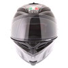 AGV K5-S Hurricane 2 Black Silver Full Face Motorcycle Helmet Front                                                                                                                                                                                            