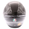 AGV K5-S Hurricane 2 Black Silver Full Face Motorcycle Helmet Back                                                                                                                                                                                             