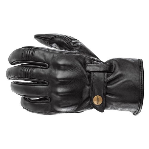 RST Roadster II CE Vintage Black Motorcycle Gloves Back                                                                                                                                                                                                        