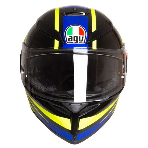AGV K3 SV-S Ride 46 Full Face Motorcycle Helmet Front                                                                                                                                                                                                          